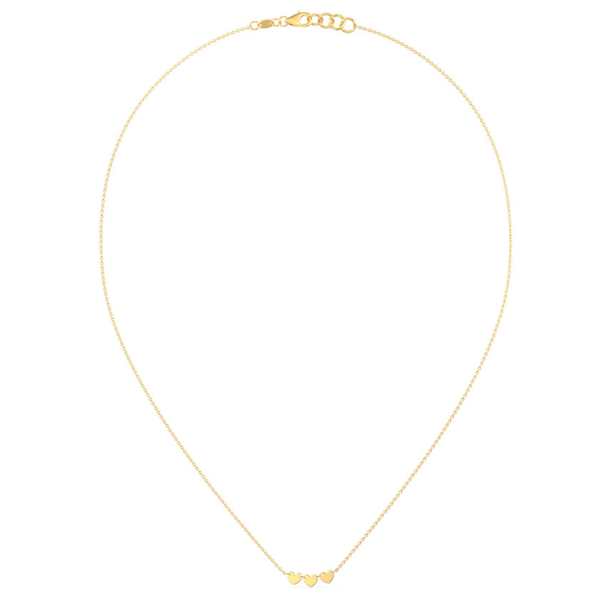 Minimalistic Love Gold Necklace