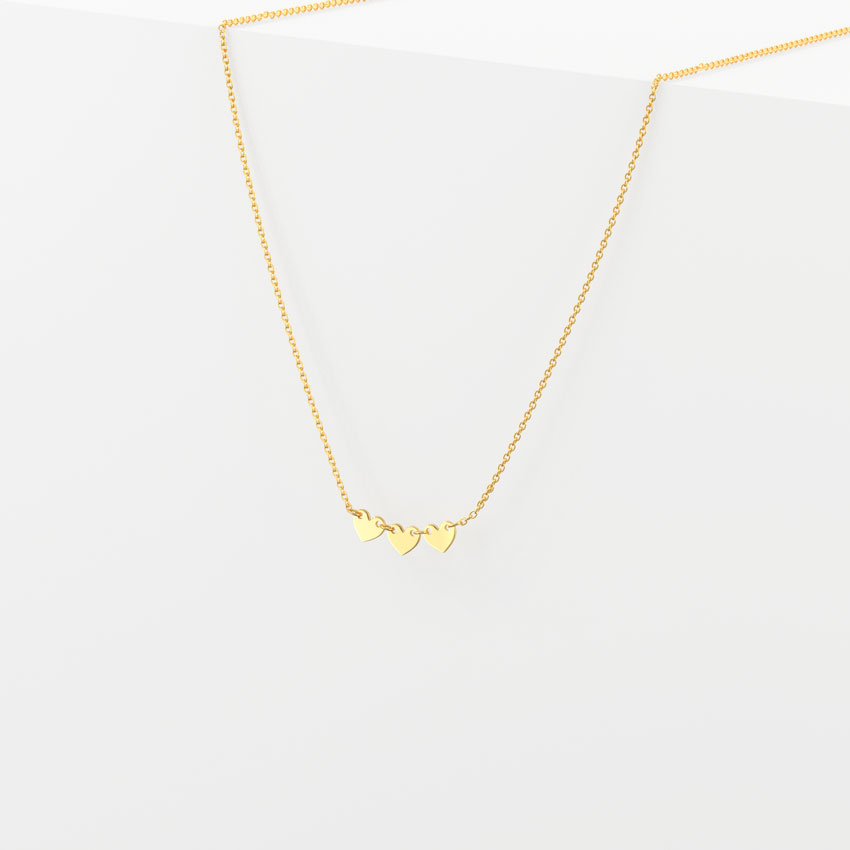 Minimalistic Love Gold Necklace