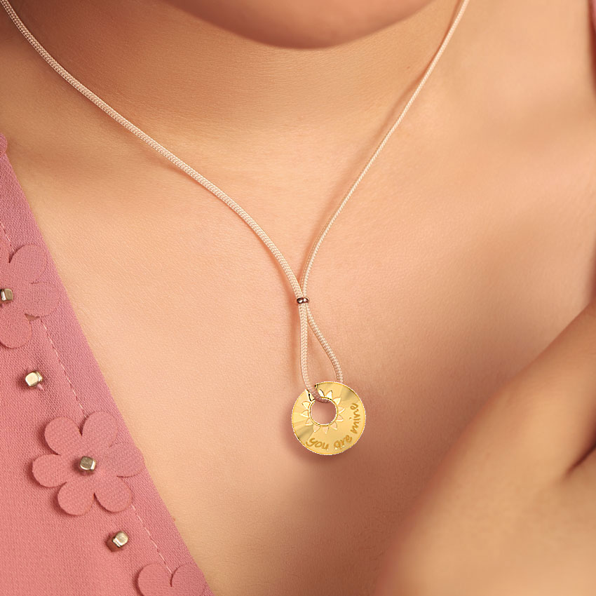 You Are Mine Gold Necklace