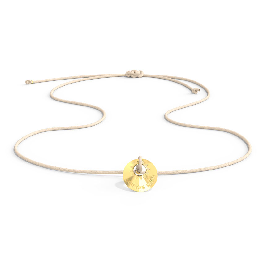 You Are Mine Gold Necklace