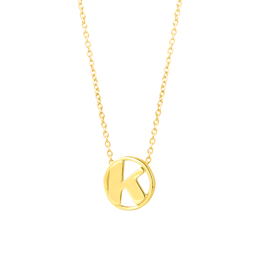 Artsy Alphabet K Necklace