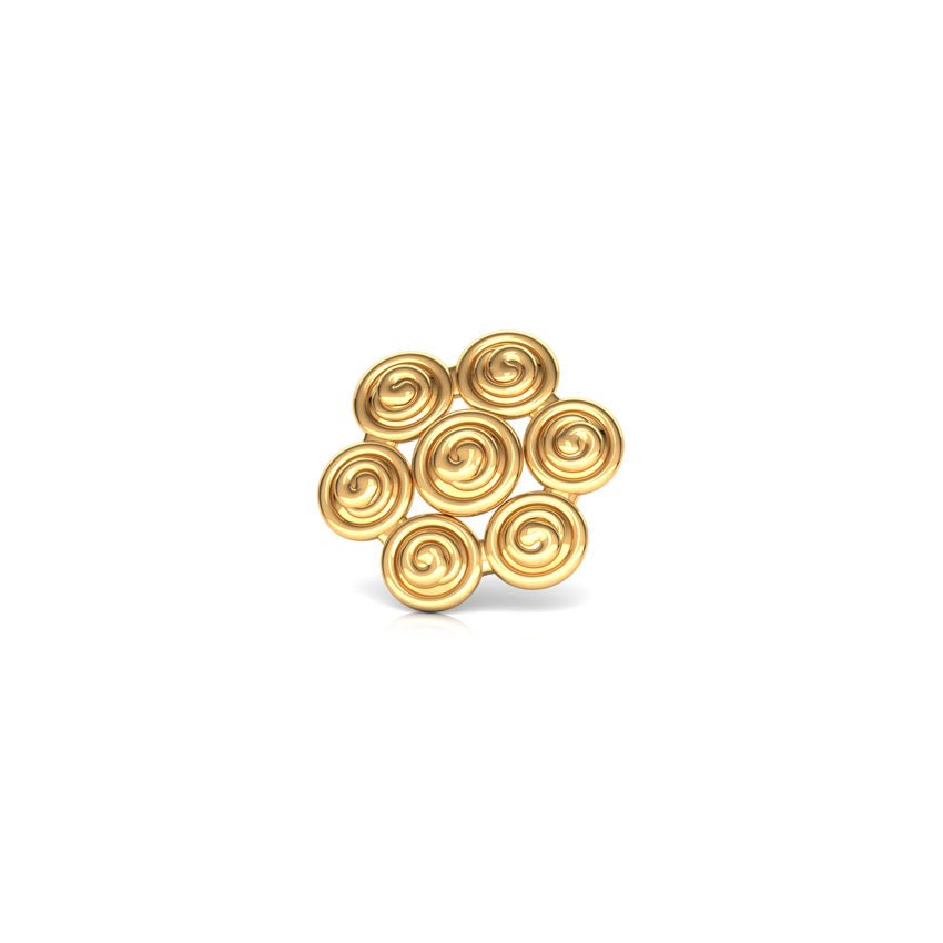 Swirl Gold Nose Pin Swirl Gold Nose Pin