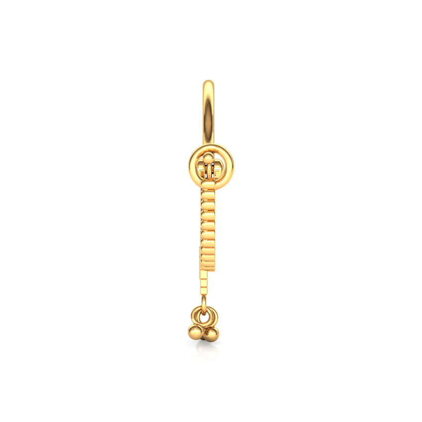 Beaded Gold Nose Pin Beaded Gold Nose Pin