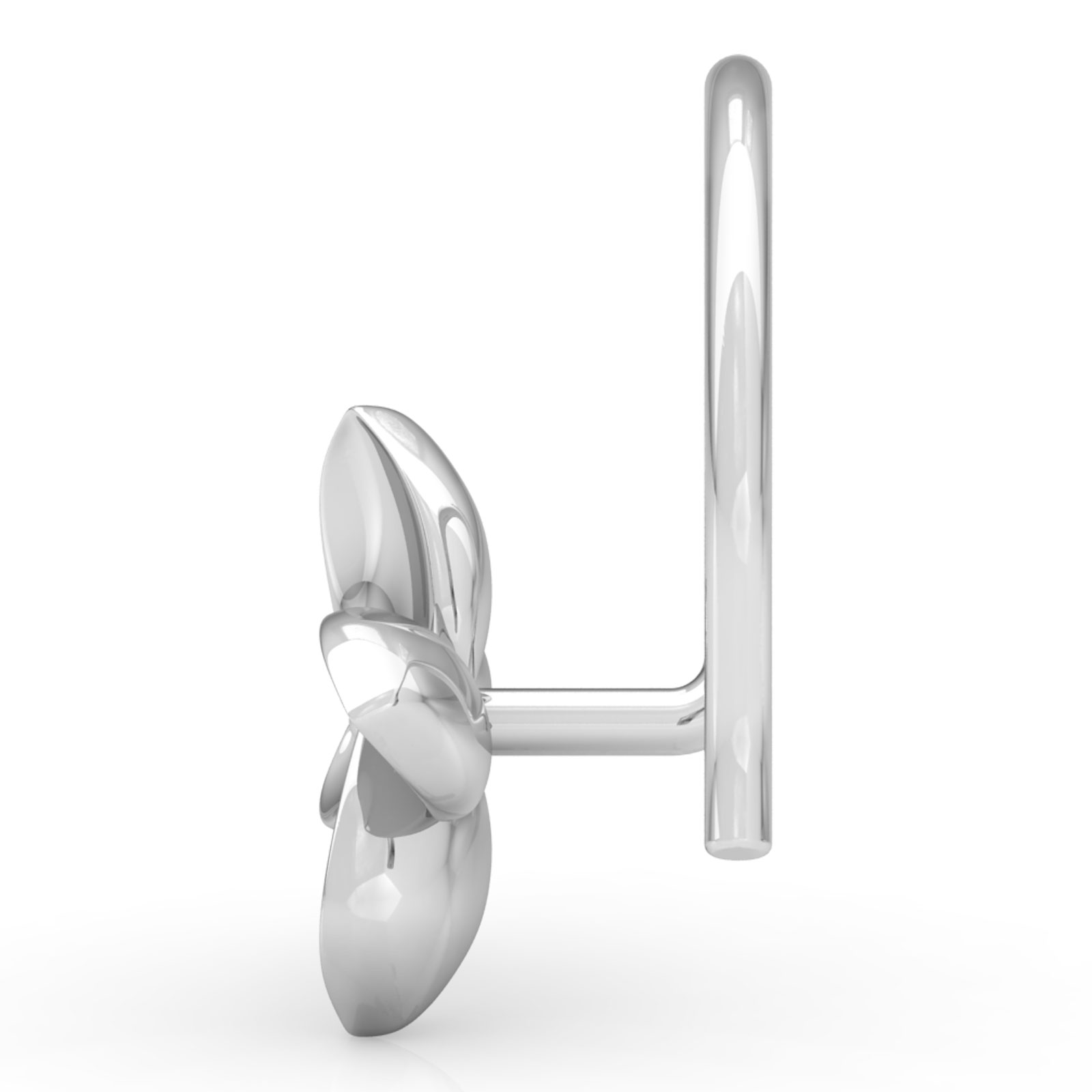 Minal Bloom Gold Nose Pin