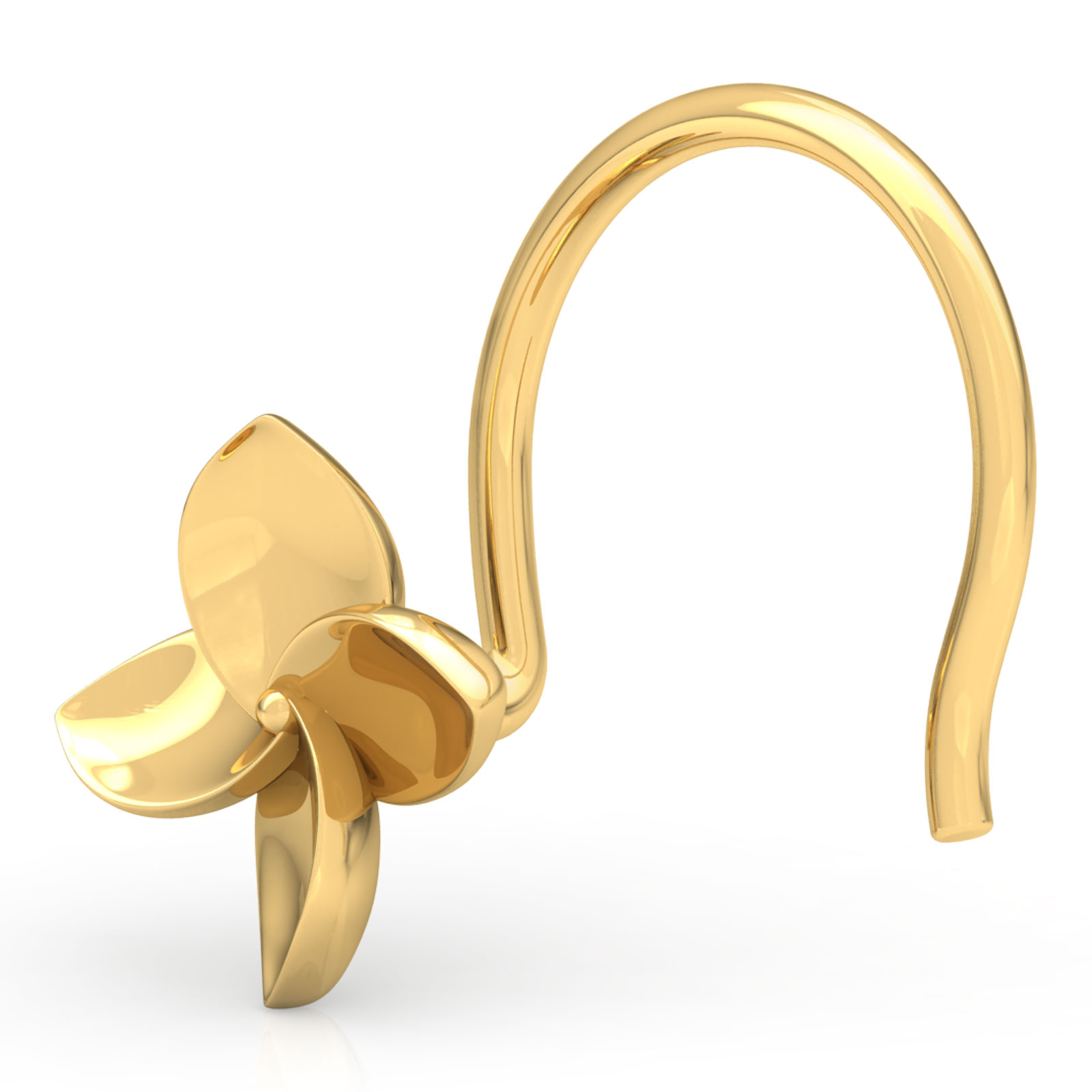 Minal Bloom Gold Nose Pin Minal Bloom Gold Nose Pin