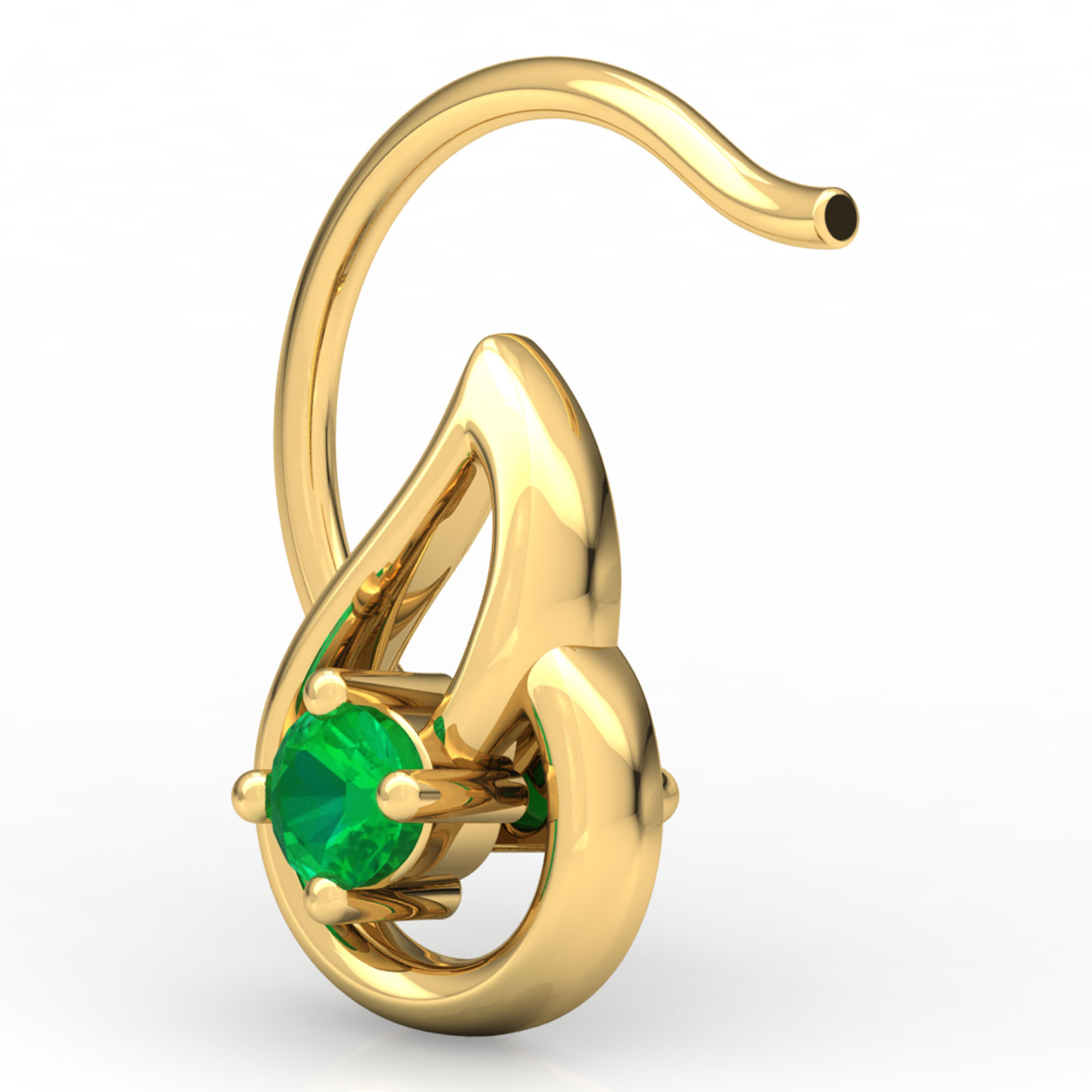 Vrinda Paisley Nose Pin