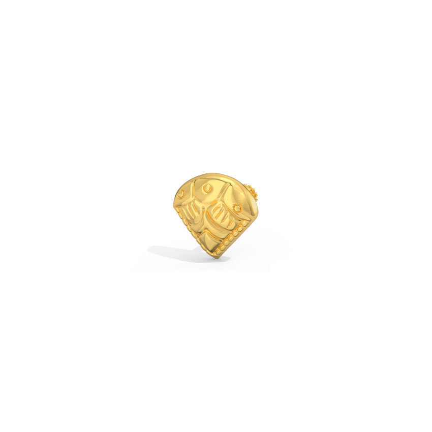 Chayaa Gold Nose Pin