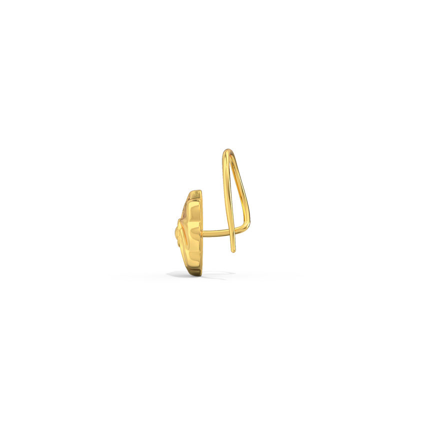 Adhya Gold Nose Pin