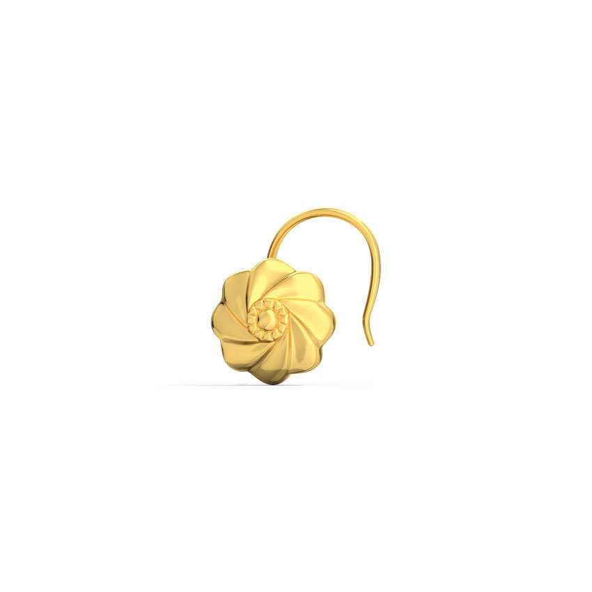 Adhya Gold Nose Pin