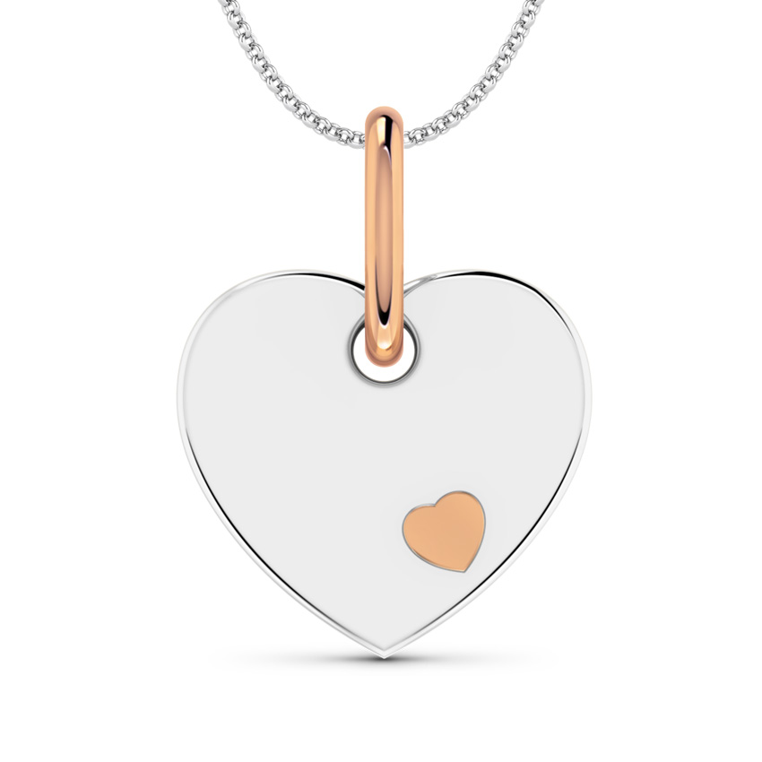 Blushing Heart Pendant