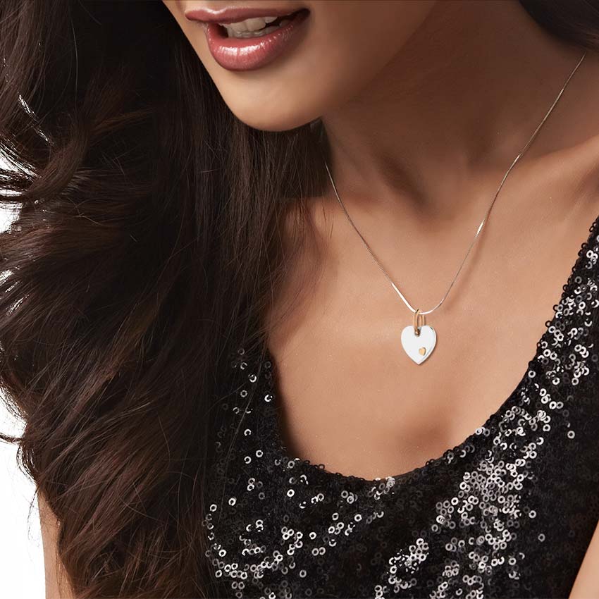 Blushing Heart Pendant