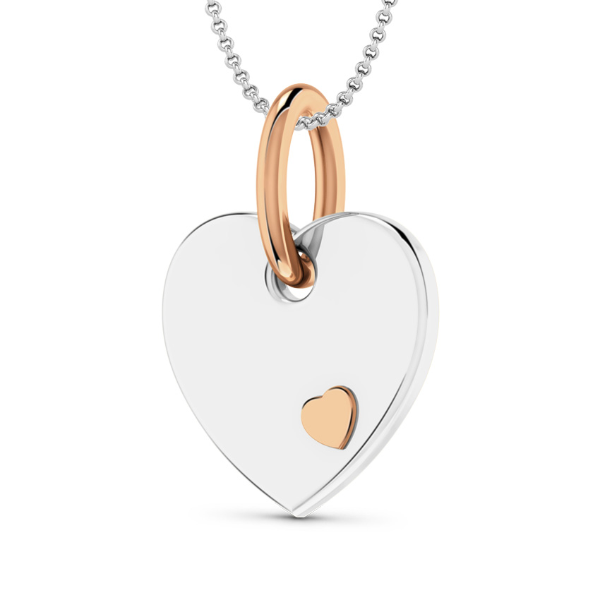 Blushing Heart Pendant