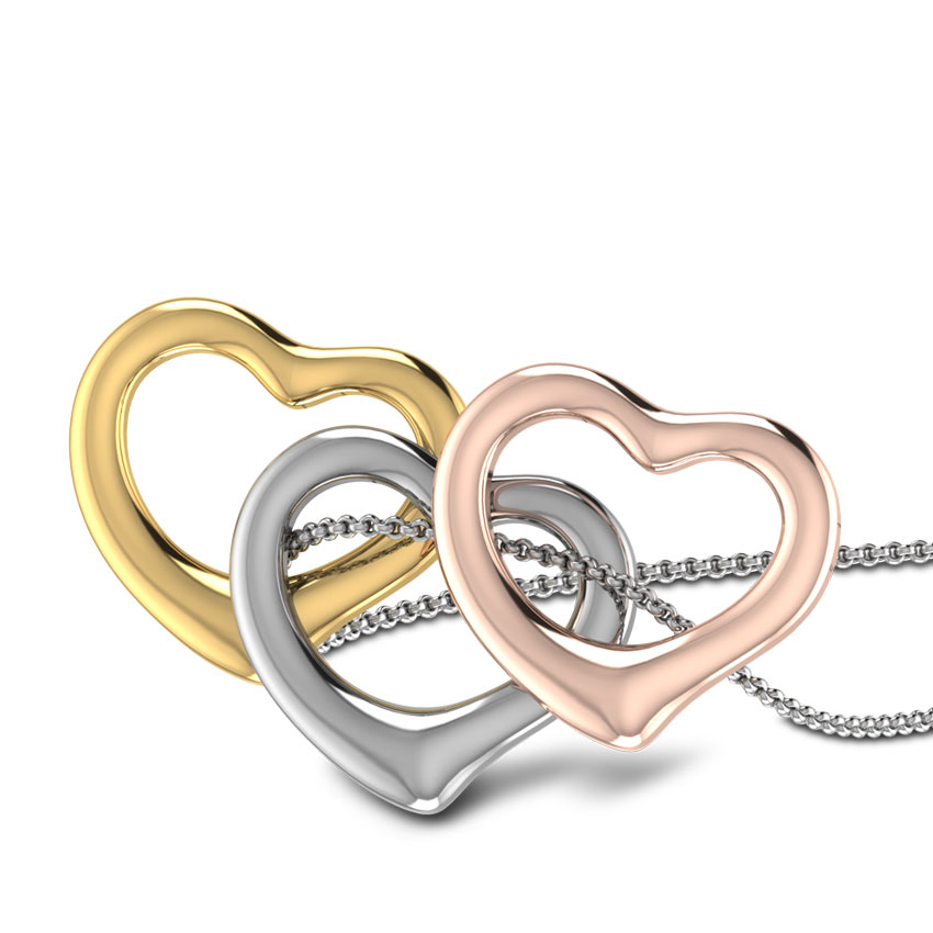 Trio of Hearts Pendant