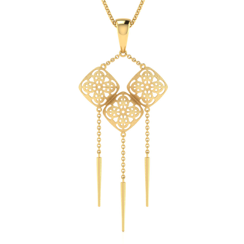 Avery Windchimes Gold Pendant