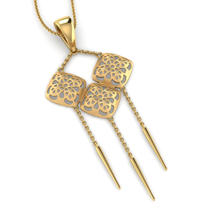 Avery Windchimes Gold Pendant