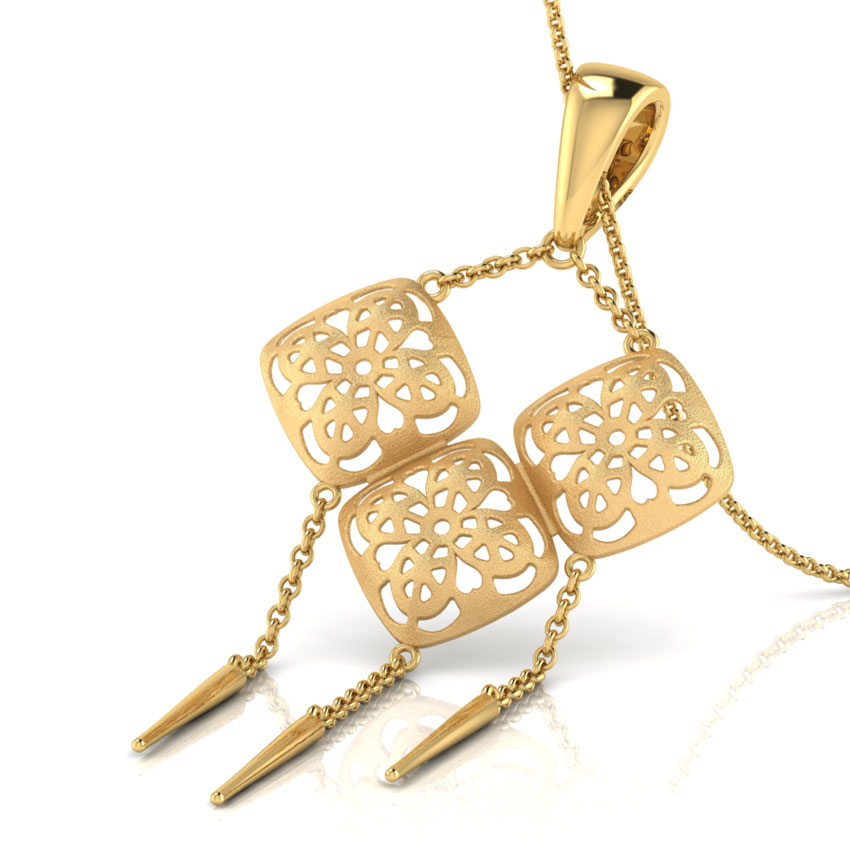 Avery Windchimes Gold Pendant