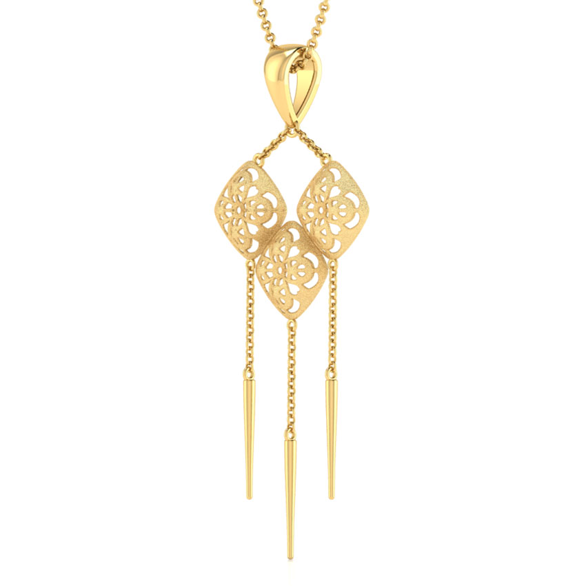 Avery Windchimes Gold Pendant