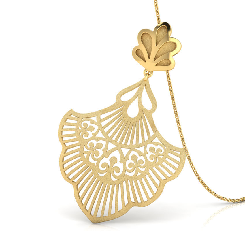 Lyle Cutout Gold Pendant