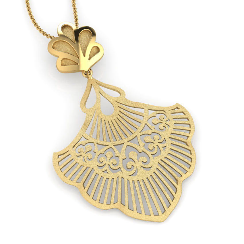 Lyle Cutout Gold Pendant