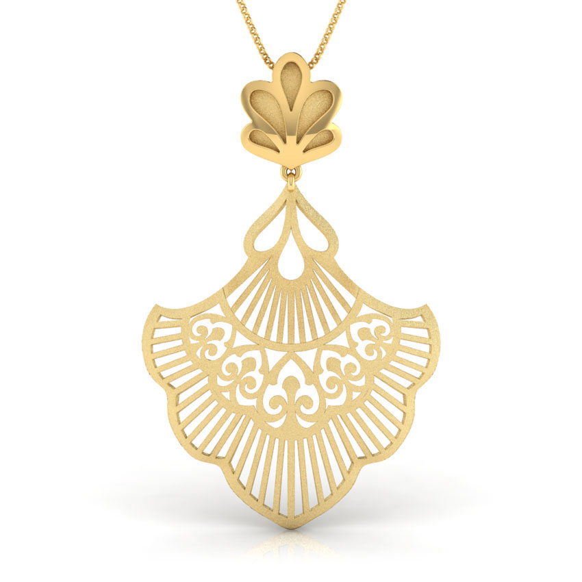 Lyle Cutout Gold Pendant