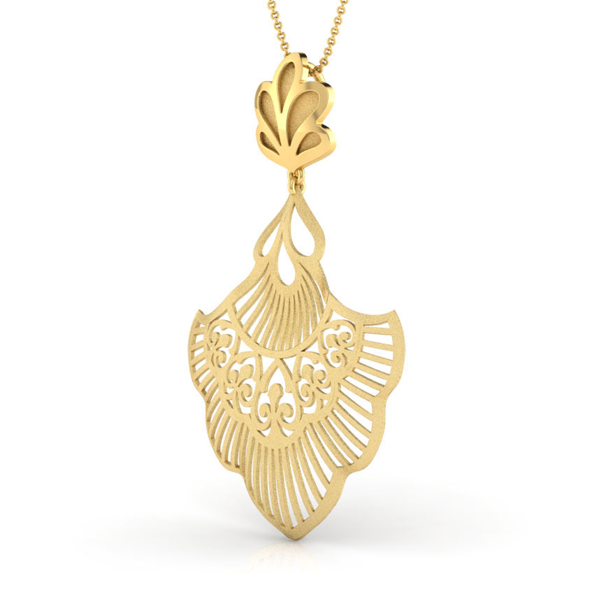 Lyle Cutout Gold Pendant
