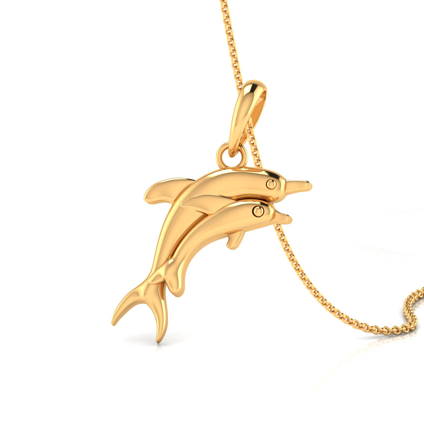 Duo Dolphin Pendant Duo Dolphin Pendant