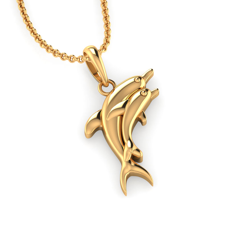 Duo Dolphin Pendant Duo Dolphin Pendant