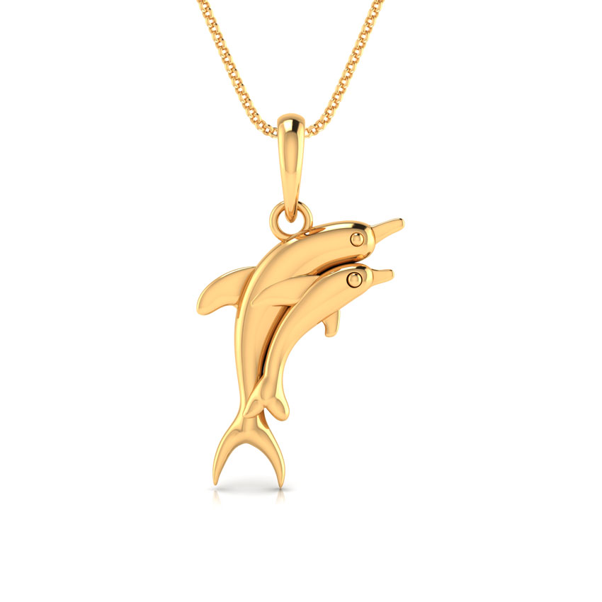 Duo Dolphin Pendant Duo Dolphin Pendant