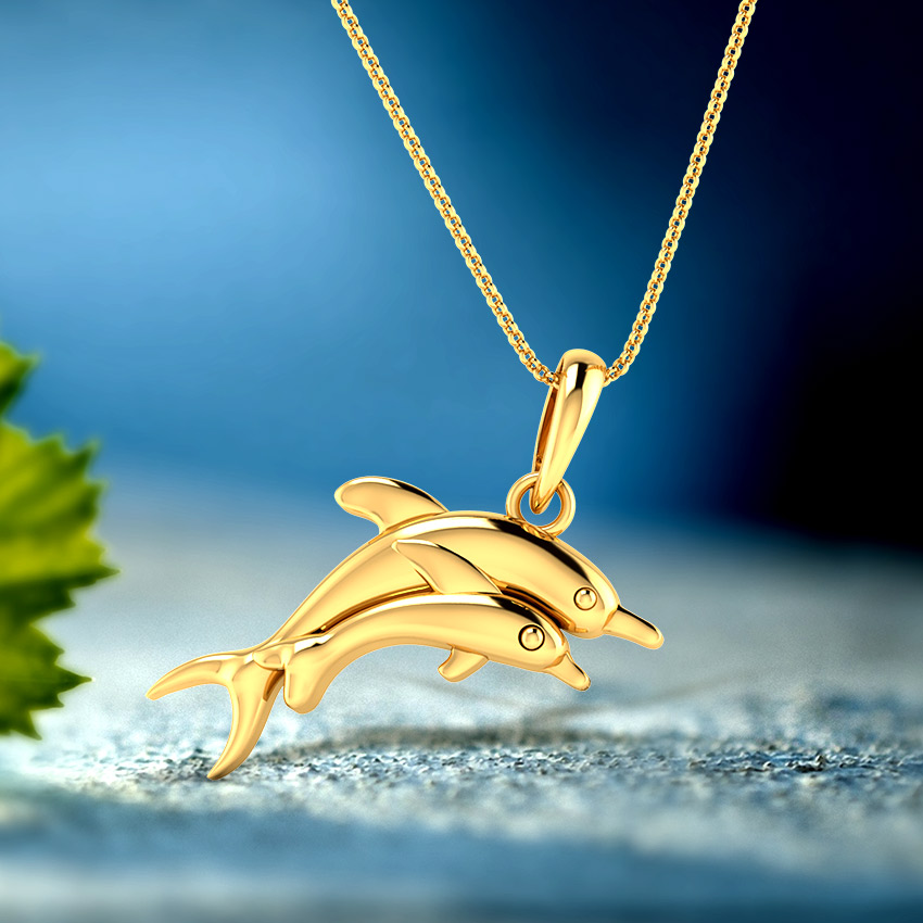Duo Dolphin Pendant Duo Dolphin Pendant