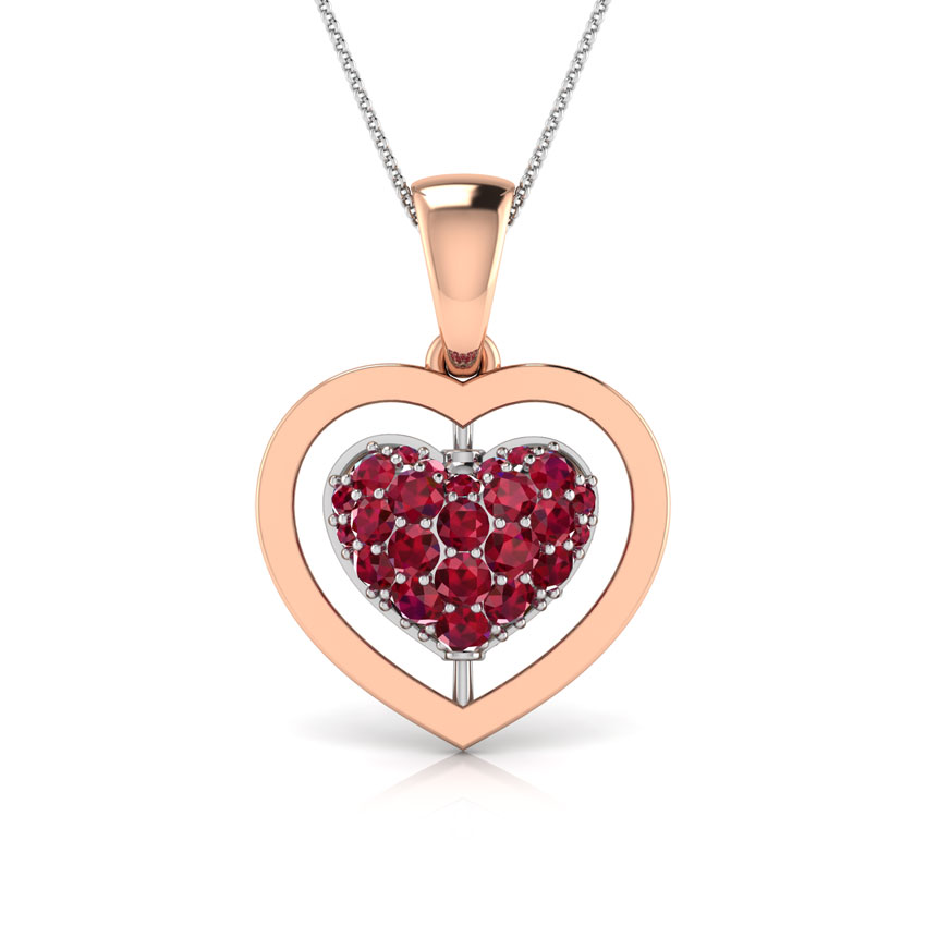 Amour Flip Heart Pendant