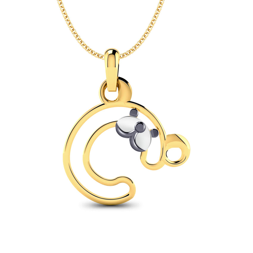 Teddy Alphabet C Kids' Pendant