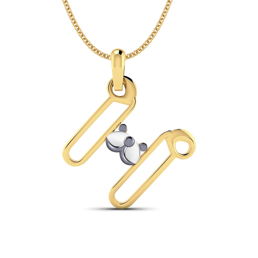 Teddy Alphabet H Kids' Pendant
