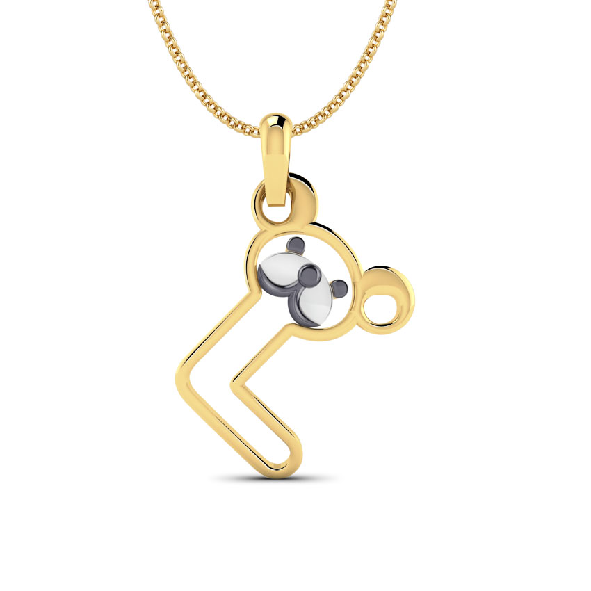 Teddy Alphabet L Kids' Pendant