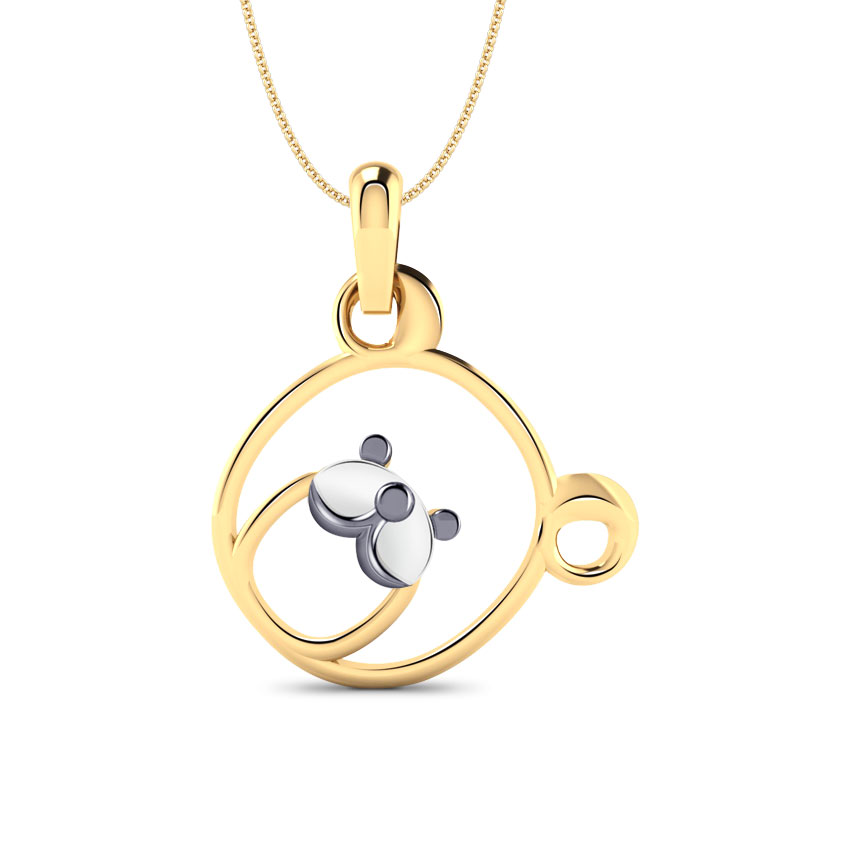 Teddy Alphabet O Pendant