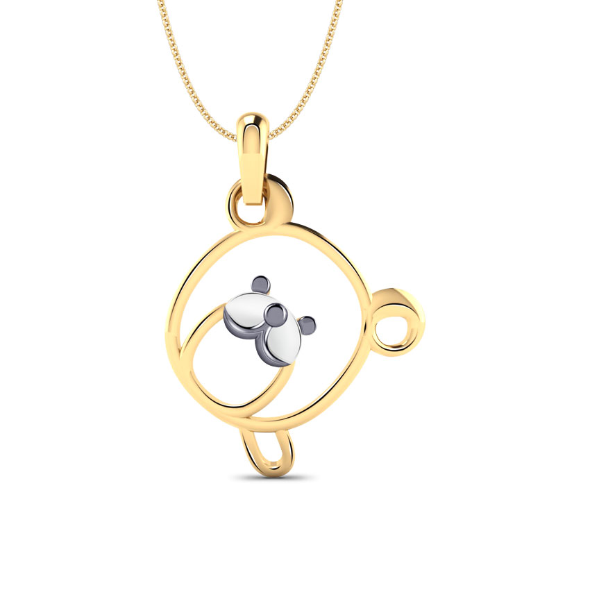 Teddy Alphabet Q Kids' Pendant