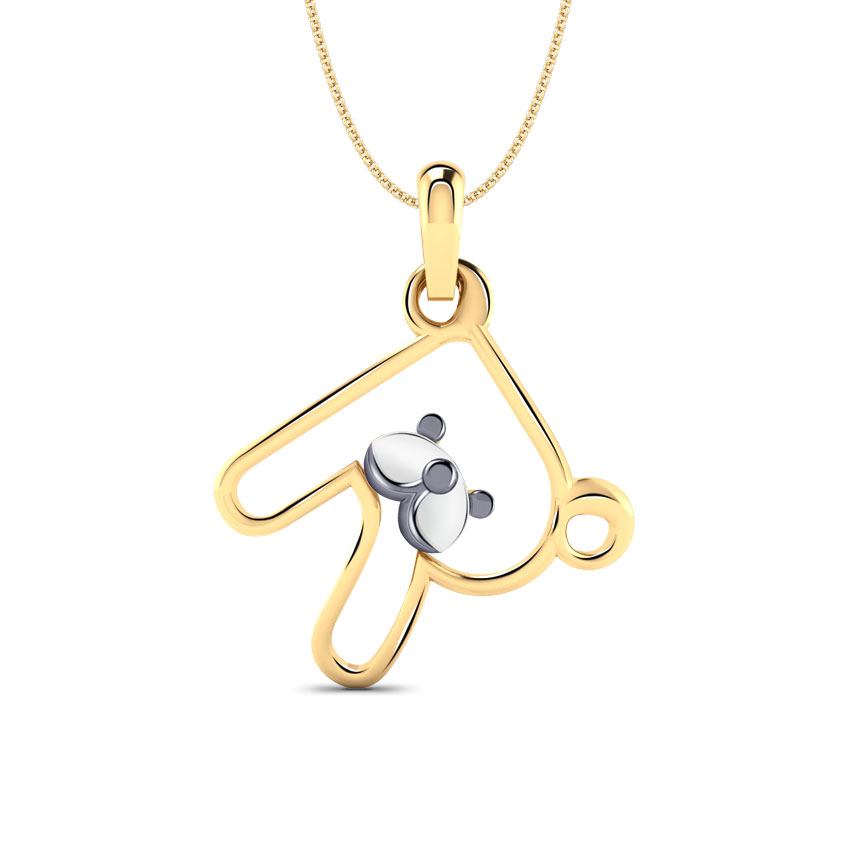 Teddy Alphabet R Kids' Pendant