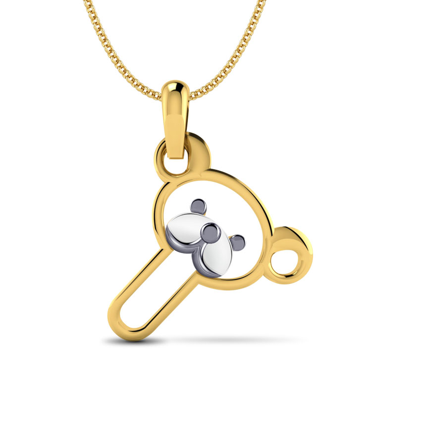 Teddy Alphabet T Kids' Pendant