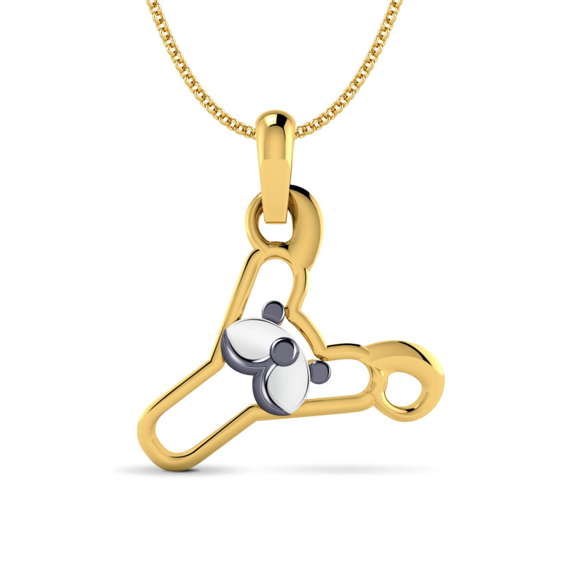 Teddy Alphabet Y Kids' Pendant