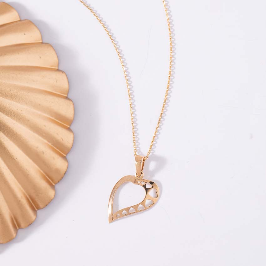 Open Heart Gold Pendant Open Heart Gold Pendant