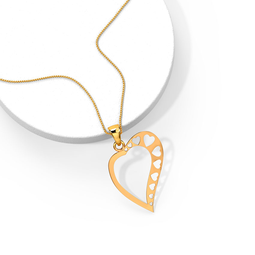 Open Heart Gold Pendant Open Heart Gold Pendant