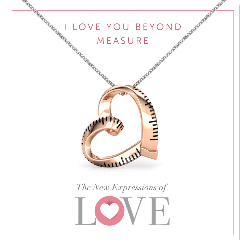 I Love You Beyond Measure Gold Pendant