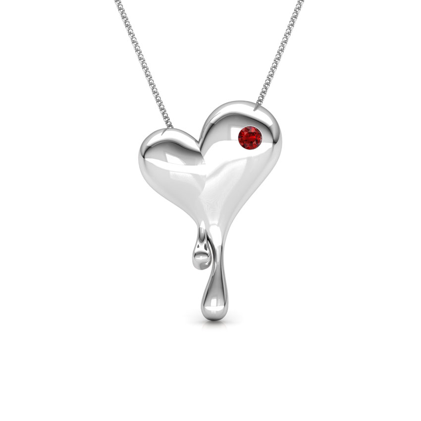 You Melt My Heart Gemstone Pendant