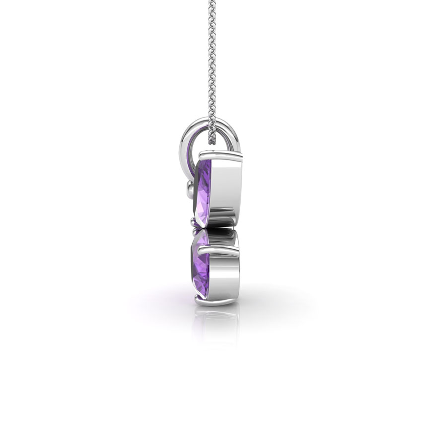 Glitter Butterfly Gemstone Pendant