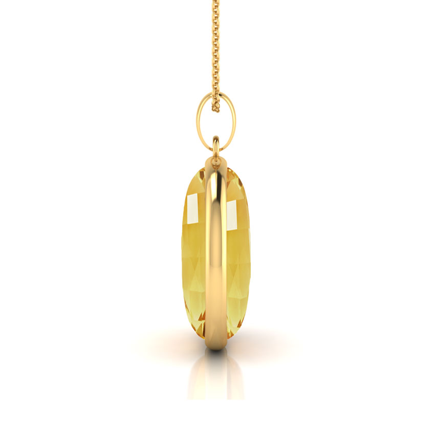 Claire Citrine Pendant