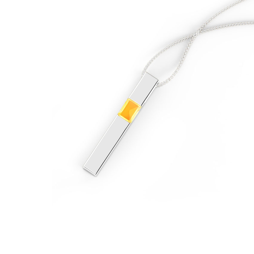 Personalised Baguette Pendant