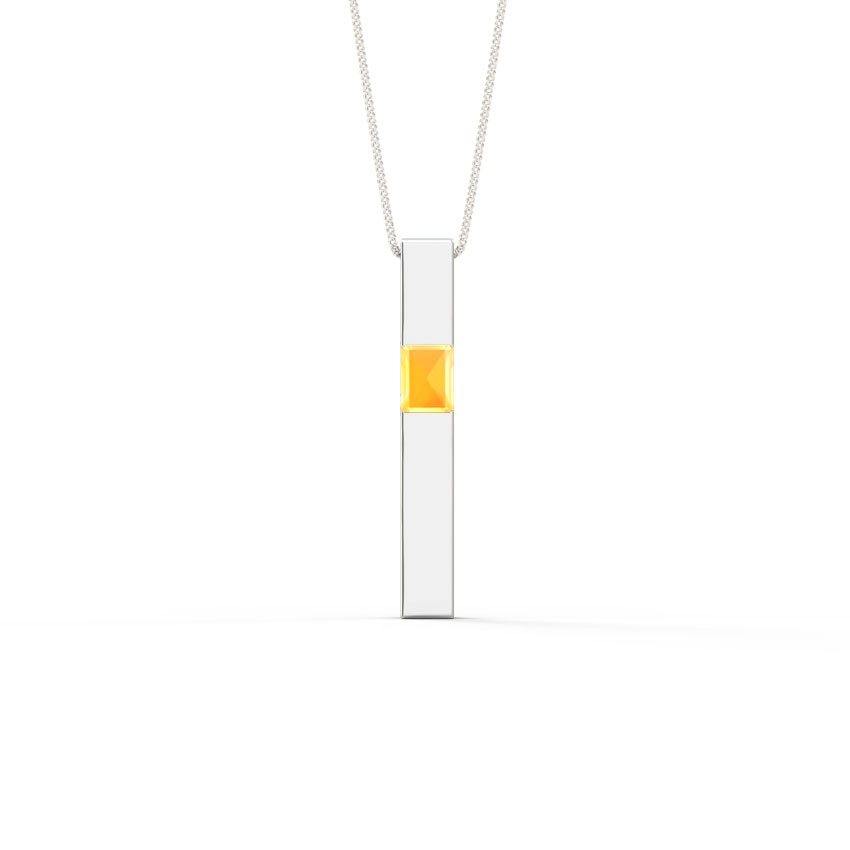 Personalised Baguette Pendant