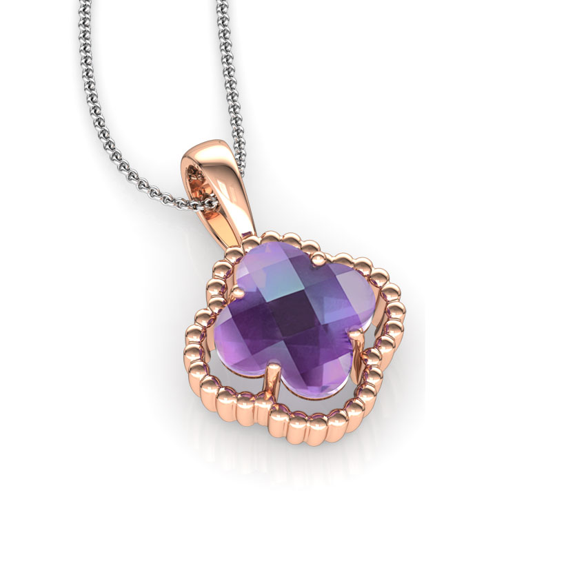Amethyst Bloom Pendant