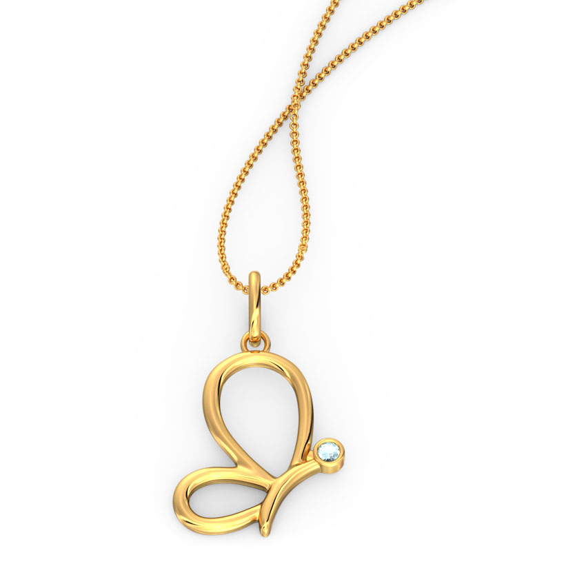 Butterfly Silhouette Pendant Butterfly Silhouette Pendant