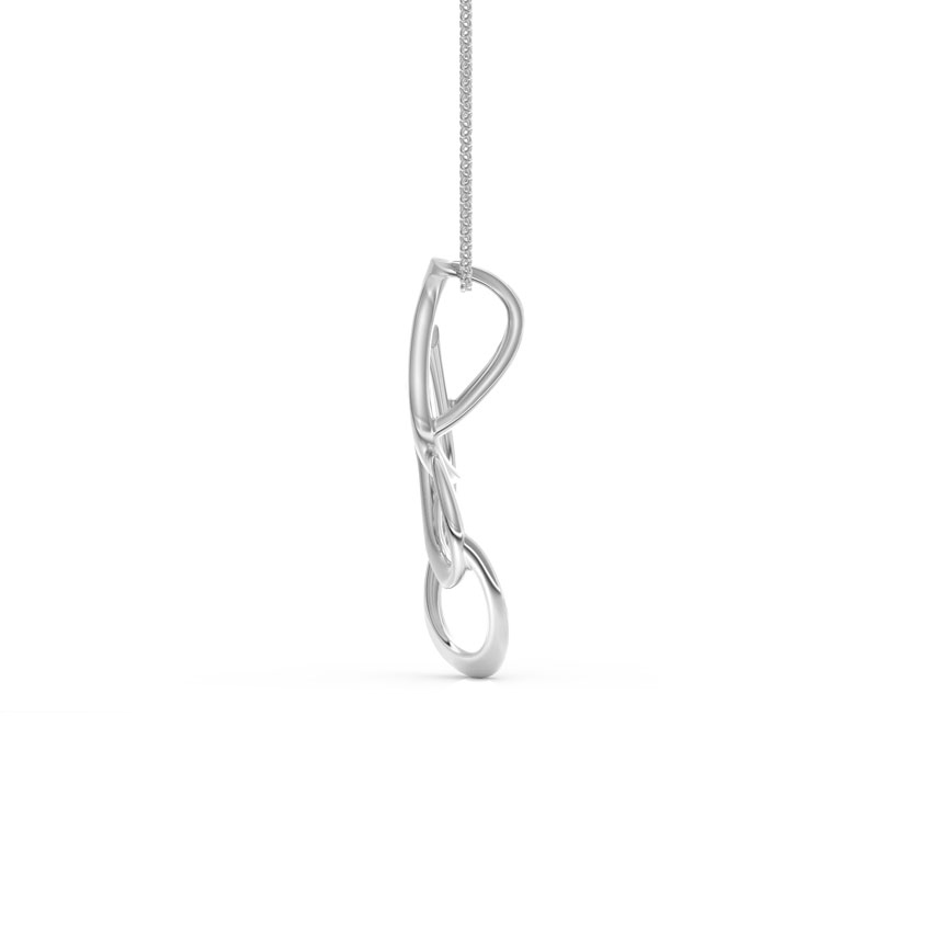Incurve Platinum Pendant