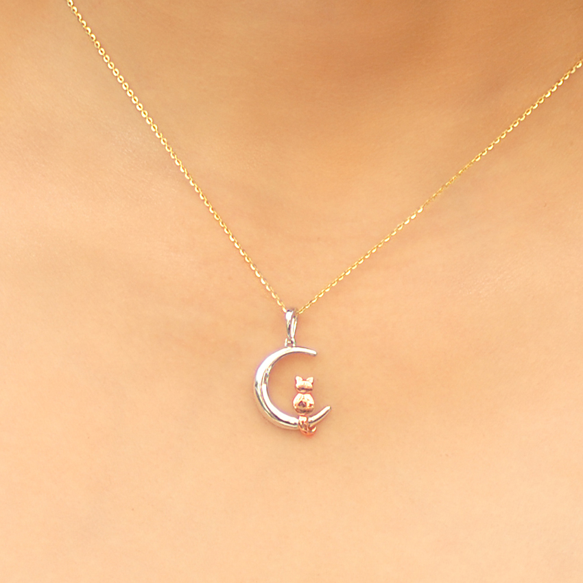 Kitty on the Moon Kids' Pendant Kitty on the Moon Kids' Pendant